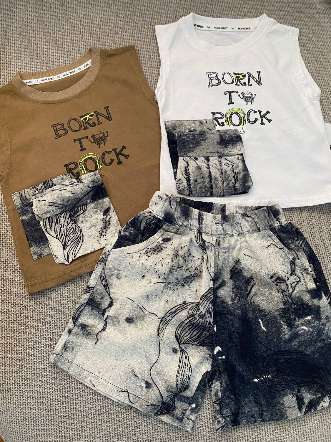 ست تاپ و شلوارک Rock کد محصول 1510